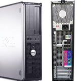 Dell Optiplex 745 Desktop Core 2 Duo 2.8 GHz 4GB RAM 500GB HDD Windows 7 Pro 64 Bit Keyboard Mouse