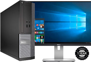 Dell Optiplex 3020 Desktop Computer, Intel Quad-Core i5-4570 Up to 3.6GHz, 16 GB RAM, 2TB +256GB SSD HDD,USB 3.0, WiFi, HDMI, HDMI 22 Monitor Windows 10 Pro