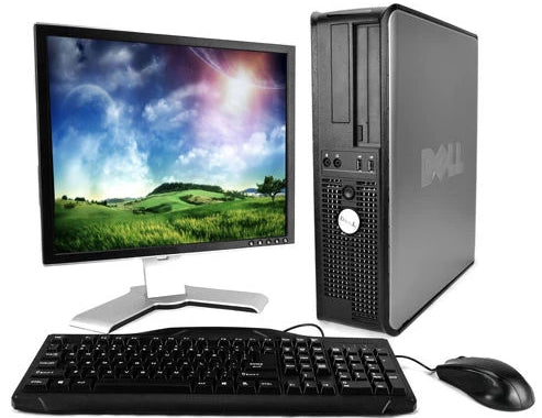 Dell Optiplex Desktop Windows 10 Computer With Monitor Keyboard Mouse