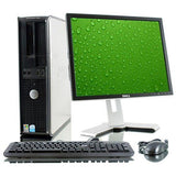 Dell Optiplex Desktop Computer Windows 7 Pro 64 Bit PC LCD Monitor Keyboard Mouse