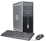 HP Desktop Computer Tower Core 2 Duo Windows 10 LCD Monitor Keyboard and Mouse