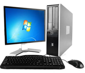 HP Pro 6000 Desktop Core 2 Duo  2.4 GHz, 4GB RAM, 320GB HDD, DVD, Win 10 Pro, 19" LCD, WiFi