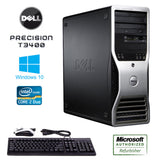 Dell Precision T3400 Workstation Computer Windows 10 Keyboard Mouse