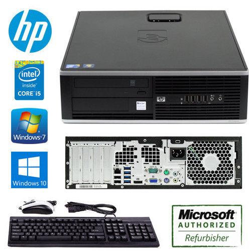 HP Compaq 8200 Elite Pro SFF Desktop Computer  Intel Core i5-2400 3.1GHz 8GB 500GB DVDRW Windows 10 Professional