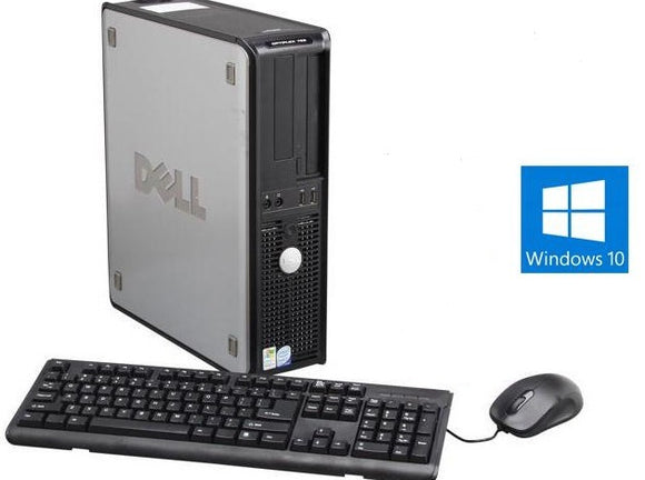 DELL Optiplex 745 Desktop Computer Windows 10 WIFI Keyboard Mouse Bundle PC
