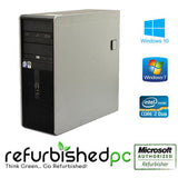 CLEARANCE!! Fast HP Tower Desktop Computer Core 2 Duo WIN 7 PRO + 19" LCD+KB+MS