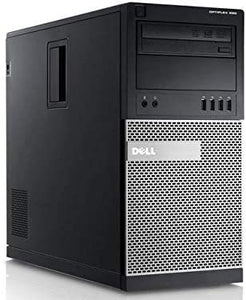 RENEWED Tower Computer Package Dell Optiplex 790, Intel Quad Core i5-2400 Up to 3.40 GHz, WIN 10 Pro, DVD-RW, WIFI, Bluetooth, (Customize)