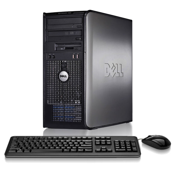 Dell Optiplex Computer Tower PC Core 2 Duo Windows 10 Keyboard Mouse