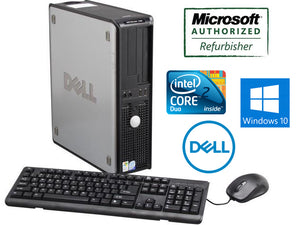 Dell Optiplex 745 Desktop Core 2 Duo 2.33 GHz 2GB RAM 160GB HDD Windows 10 Keyboard Mouse